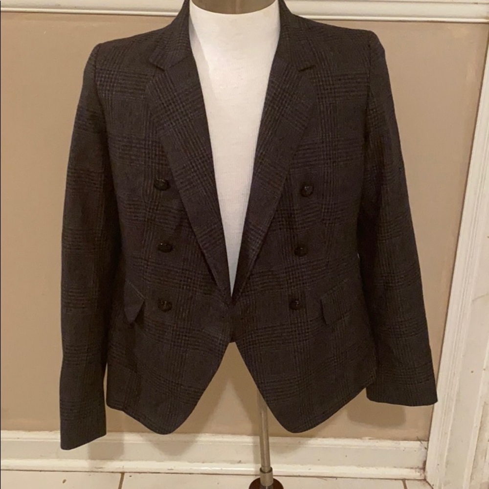 Emily charcoal Blazer. Like new.